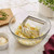 A Mrs. Anderson's Baking Pastry Blender in a bowl, breaking up hard-boiled eggs for egg salad.