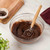 A Mrs. Anderson's Baking Dough Whisk in a bowl of brownie dough.