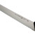 A close-up of the scalloped blade of the Messermeister Pro Series Scalloped Baker's Knife.
