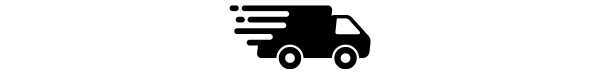 Fast shipping truck icon