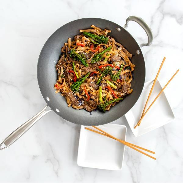 A Nordic Ware spun wok and stir fry