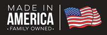 Made in  America and Family Owned Logo