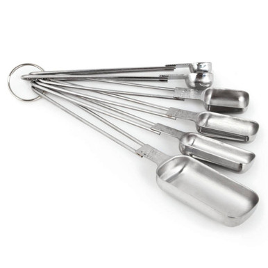 Fermentaholics Mini Measuring Spoons 5-Piece Set - Stainless Steel Spoons