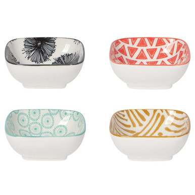 Mix & Prep Square Porcelain Pinch Bowl Set