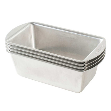 Nordic Ware Naturals Aluminum Mini Loaf Pans, Set of 4, Aluminum on Food52