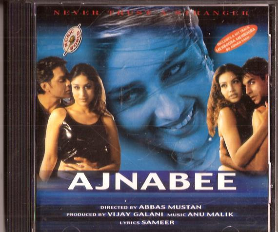 Ajnabee Cd 2001 India Town Gifts One day, raj wakes up in vicky's house and finds out that sonia has been murdered and he's being framed for it. ajnabee cd 2001