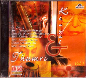 Khayal & Thumri Vol.1 CD
