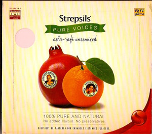 Strepsils Pure Voices Asha-Rafi  Unremixed /  2 CD SET