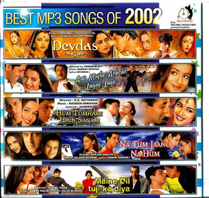 India Bollywood Music Best Songs of 2002- Crystal Clear Recordings 100 Vary Nice Songs/ MP 3