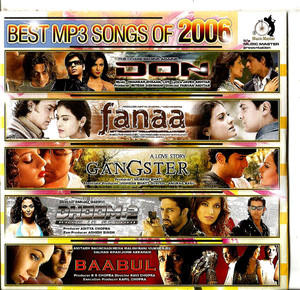 India Bollywood Music Best Songs of 2006- Crystal Clear Recordings 100 Vary Nice Songs/ MP 3