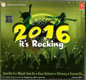 2016 its Rocking / 2 CD SET -Tum Bin2,Wajah Tum Ho,Raaz Reboot,Shivaag,Sanam Re 