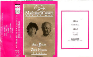 Maestro's Choivce Series One Alla Rakha And Zakir Hussain Tabla Music Today