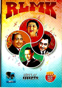 Music Card RLMK ( 1100+Songs) USB (LATA MANGESHKAR,MUKESH,KISHOR KUMAR,RAFI)