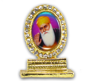 Jeweled Guru Nanak Religious Icon