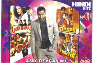 Ajay Devgan Hitz-Gundarj,Itihaas,Jaan,Kanoon ( 4IN 1)