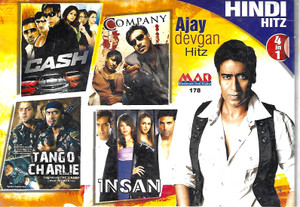 Ajay Devgan Hitz-Company,Cash,Tango Chalie,Insan ( 4 IN 1 )