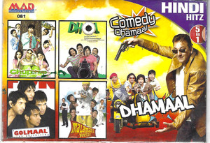 Comedy Dhamaal-Chup Chup Ke,Dhol,Golmaal,Dhamaal,Malamaal ( 5 IN 1 )