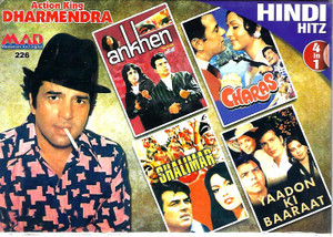 Dharmendra Hitz-Ankhen,Charas,Shalimar,Yaadon Ki Baaraat  ( 4 IN 1 )