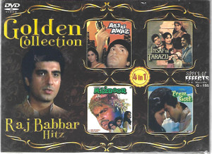 Golden Collection Raj Babbar-Aaj Ki Awaz,Insaf Ka Tarazu,Mazdoor,Prem Geet ( 4 IN 1 )