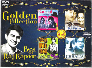 Golden Collection raj Kapoor-barsaat,Teesri kasam,anari,Chhalia  (4 IN 1 )