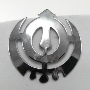 Large Khanda Turban Pin
