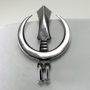 Small Khanda Jingle Turban Pin