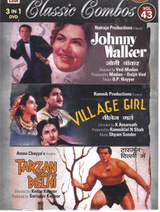 Johnny Walker,Village Girl,Tarzam Comes To Delhi /  3 IN 1