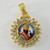 Guru Gobind Singh Starred Round Pendant with 22 Inch Necklace