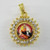 Guru Gobind Singh Starred Round Pendant with 22 Inch Necklace