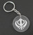 Etched Plastic Khanda Keychain