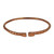 Copper Kada Bracelet with Folded Ends - Hindu Kara
