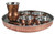  Copper plated Stainless Steel Thali Serving Set