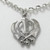 Small Silver Color Khanda Necklace