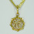 Ik Oankar Gold Color Symbol Necklace