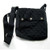 Black Pothi Pouch with Shoulder Strap and compartment