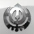 Large Khanda Turban Pin