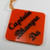 Orange Sikh Captain Bhangre Da Dashboard Mirror Accessory