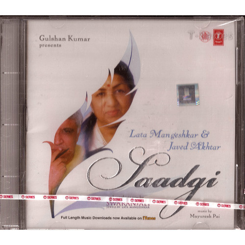 SAADGI-Lata Mangeshkar Javed Akhtar / CD 2007 / Export Pack