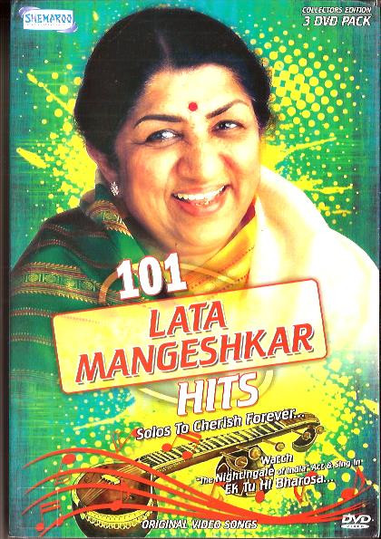 101 Lata Mangeshkar Hits-3 DVD PACK