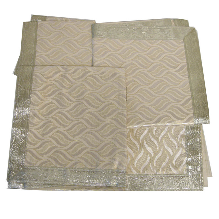 Set of Four Embroidered Rumala Saheb Cloths