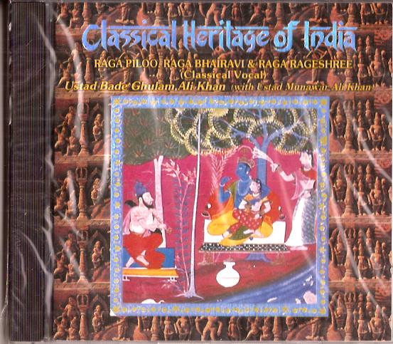 Classivcal Heritage Of India-Ustad Bade Ghulam Ali Khan / CD  Made In UK