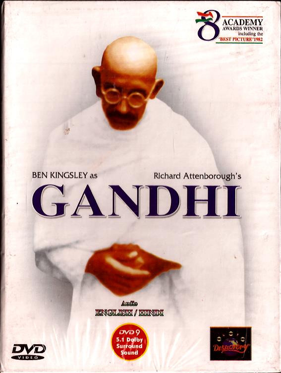 Gandhi -Ben Kingsley As-Audio With English and Hindi -Colour