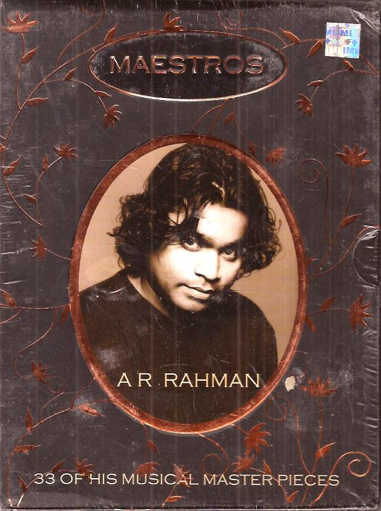 Maestros  A R Rahman / 33 Of His Musical Master Pieces / 4 CD SET 2010