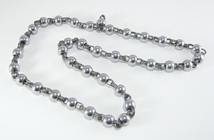 Stylized Metal Mala - 37 Bead
