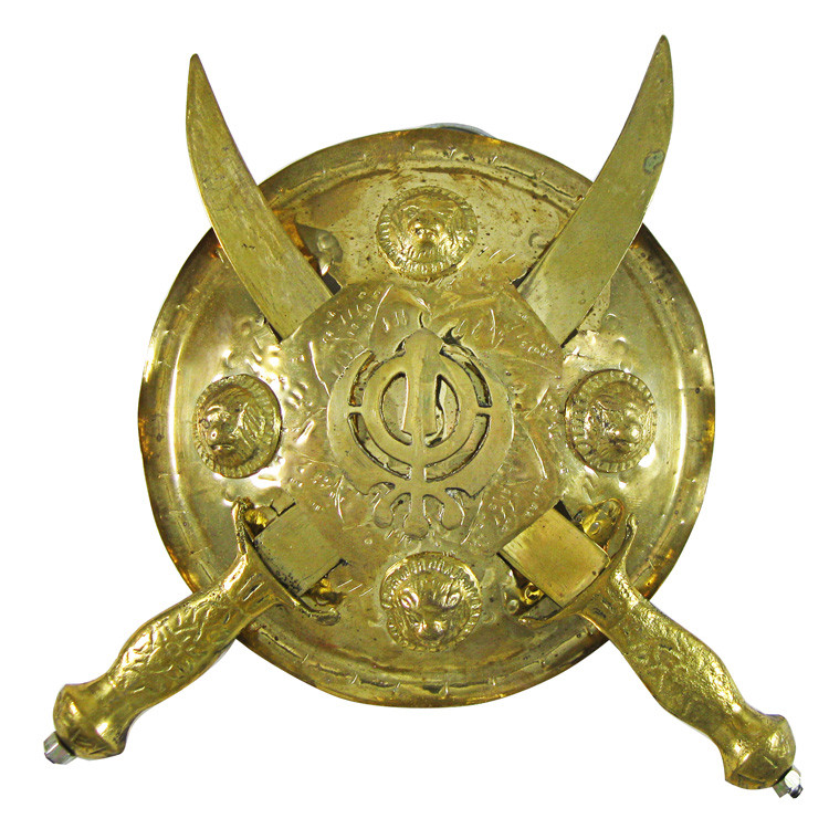 Small Kirpans with Khanda Gold