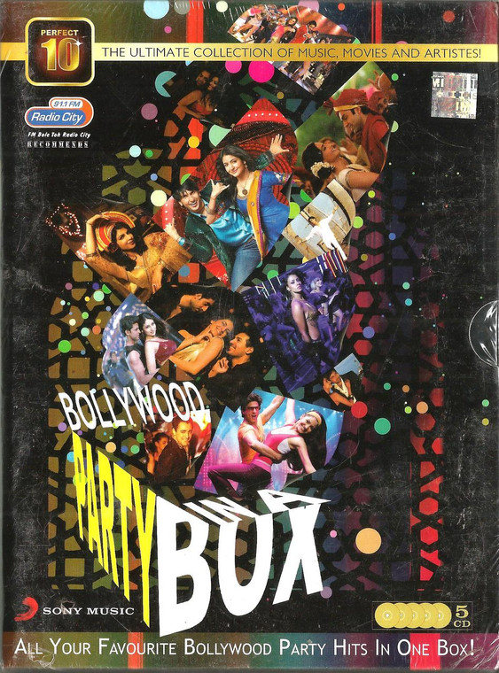 Bollwood Party In A Box / All Your Favourite Bollywood Party Hits In One Box / 5 CD SET