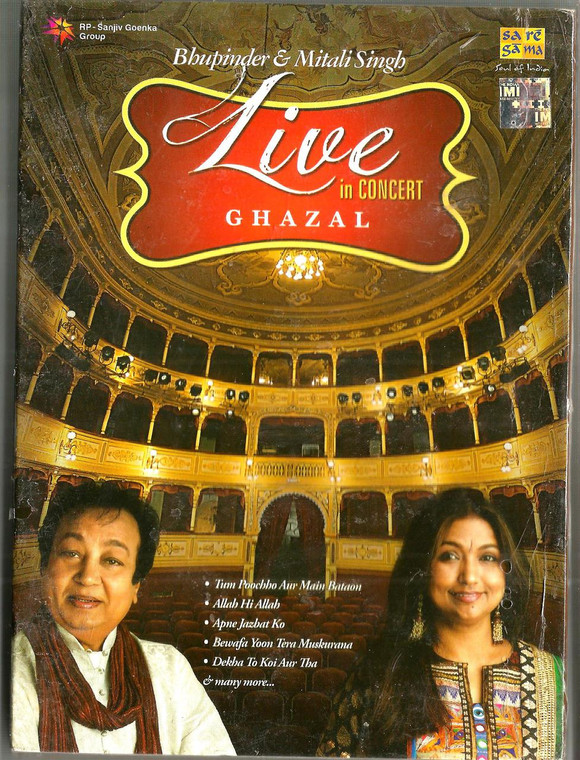 Bbupinder @ Mitali Singh-live In Concert Ghazal / 2 CD SET
