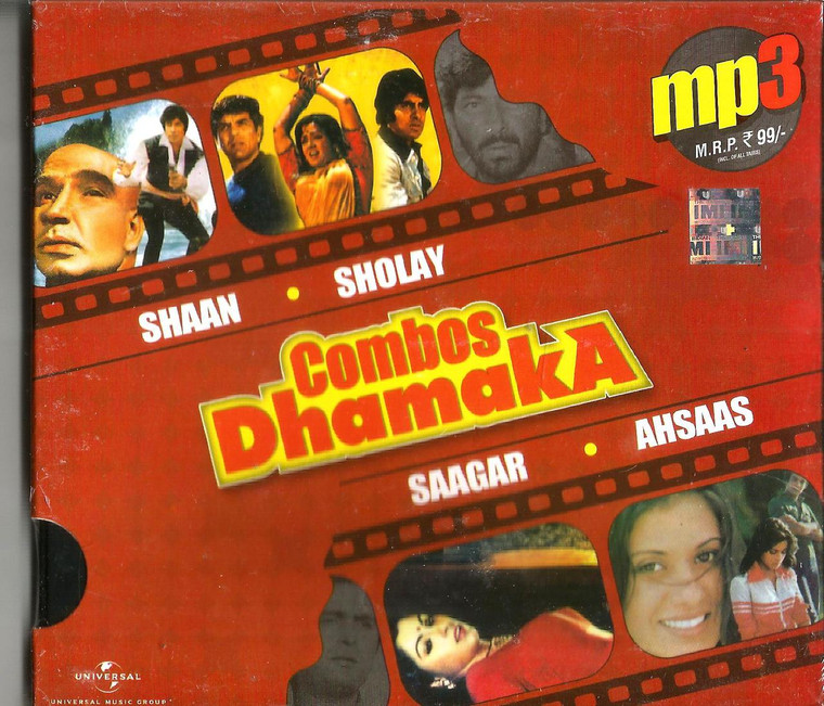 Combos Dhamaka-Shaan/ Sholay / Sagar / Ahsaas  / MP 3