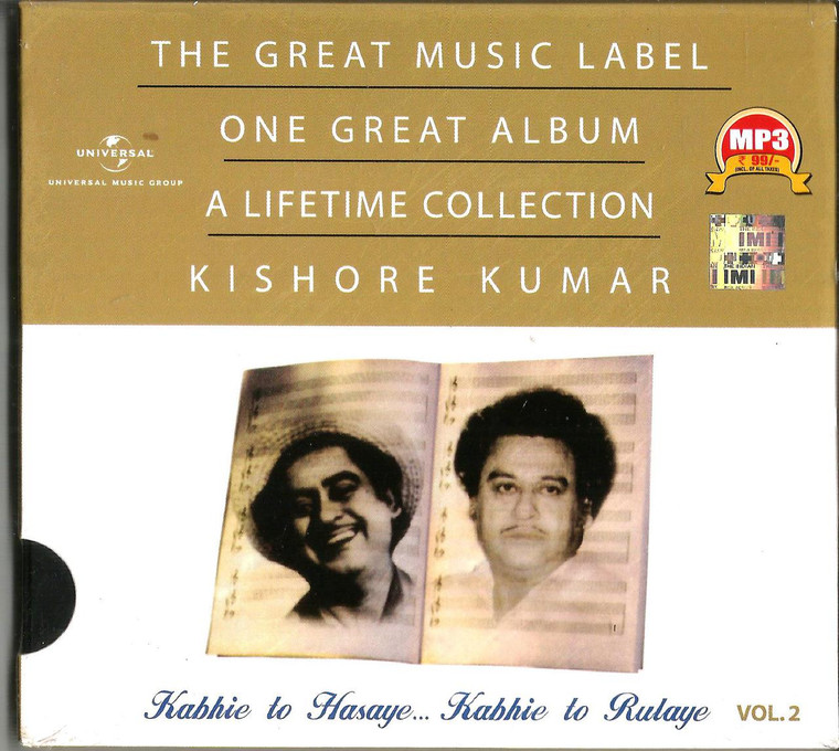 One Great Album ALifetime Collection-Kishore Kumar-Kabhie To Hasaye Kabhie To Rulaye/ MP 3 / VOL 2