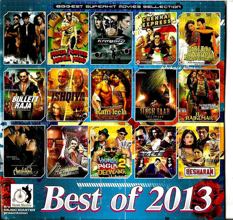 India Bollywood Music Best Songs of 2013- Crystal Clear Recordings 100 Vary Nice Songs/ MP 3